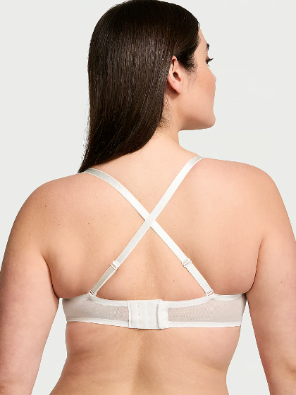 DUMMY - Brasier Victoria Secret Strapless Sexy Tee Encaje sin forro  Blanco - 34 B
